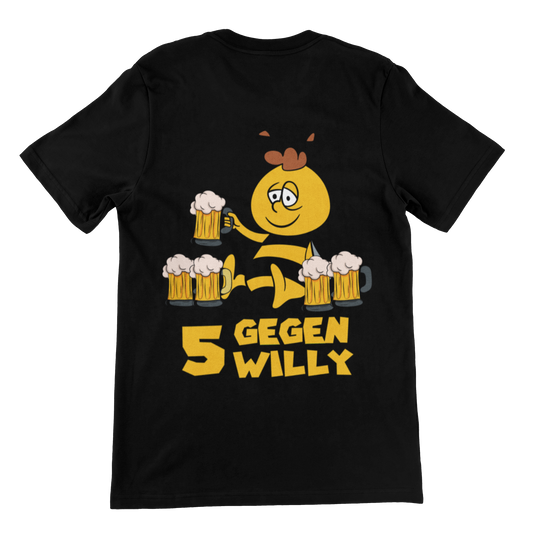5 gegen Willy (Backprint)  - Unisex Shirt