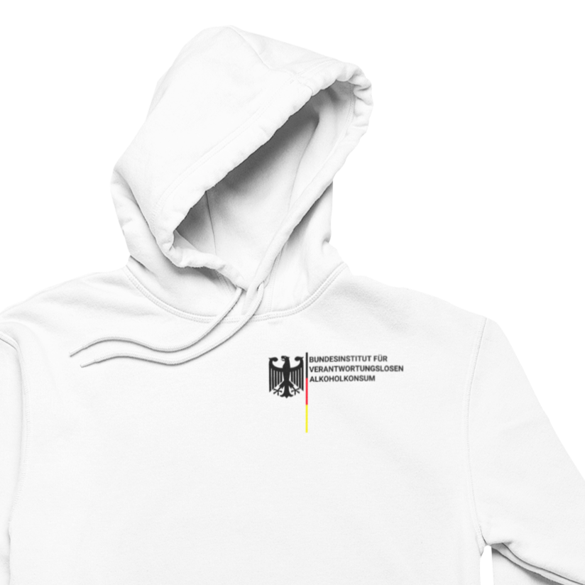 Bundesinstitut Alkoholkonsum Brustprint |Unisex Hoodie
