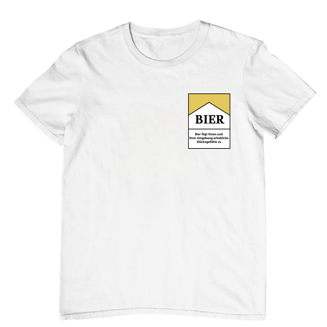 "Bier" Brustprint | Unisex Shirt