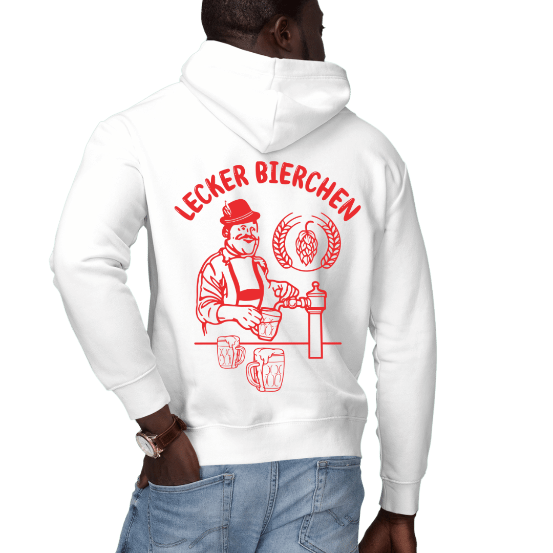 Lecker Bierchen Backprint | Unisex Hoodie