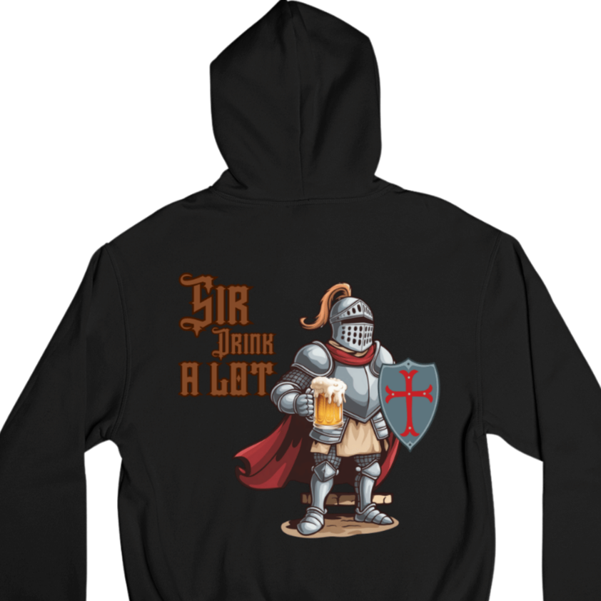 Sir Drink A Lot Backprint | Hoodie