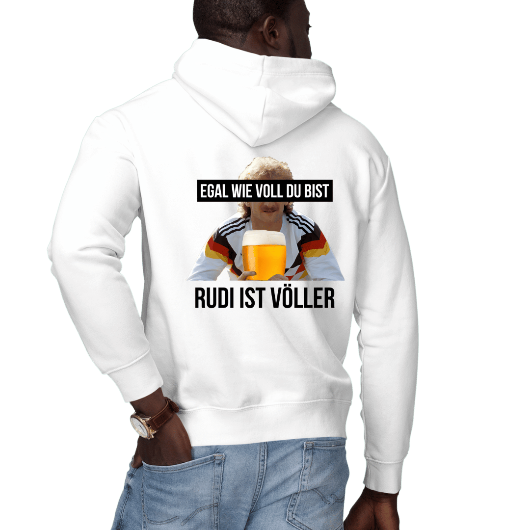Rudi ist Völler Backprint | Unisex Hoodie