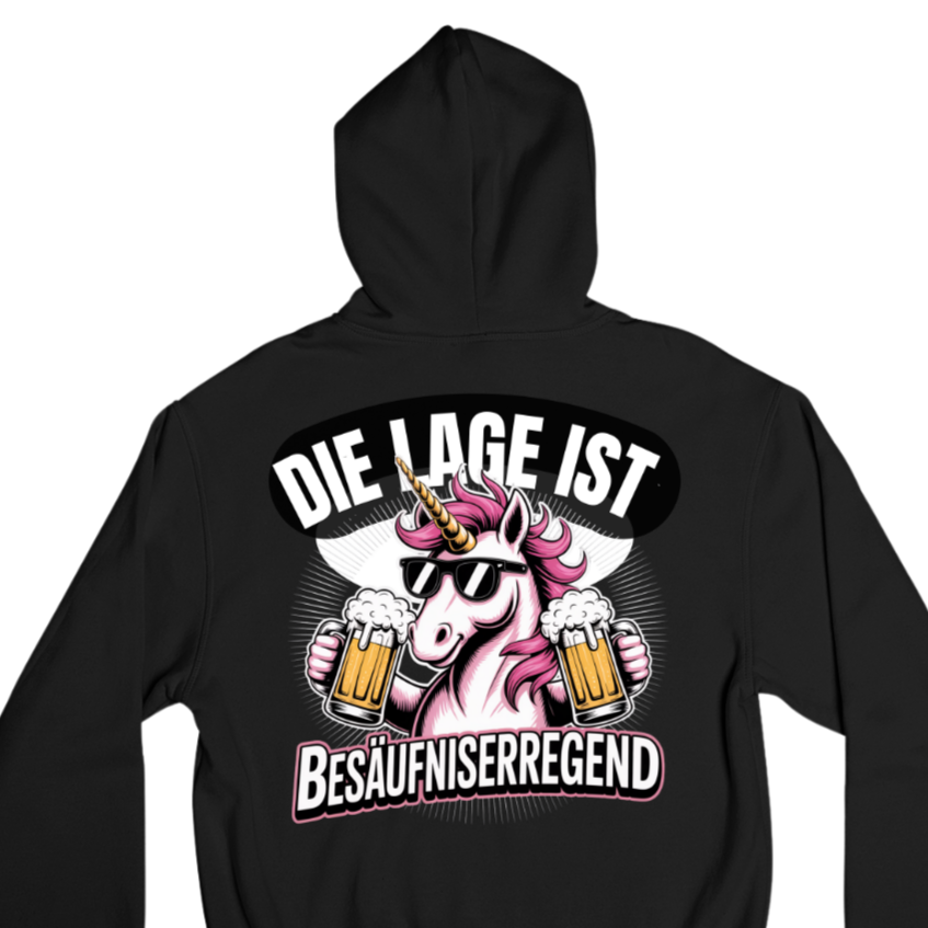 Besäufniserregend Backprint | Unisex Hoodie