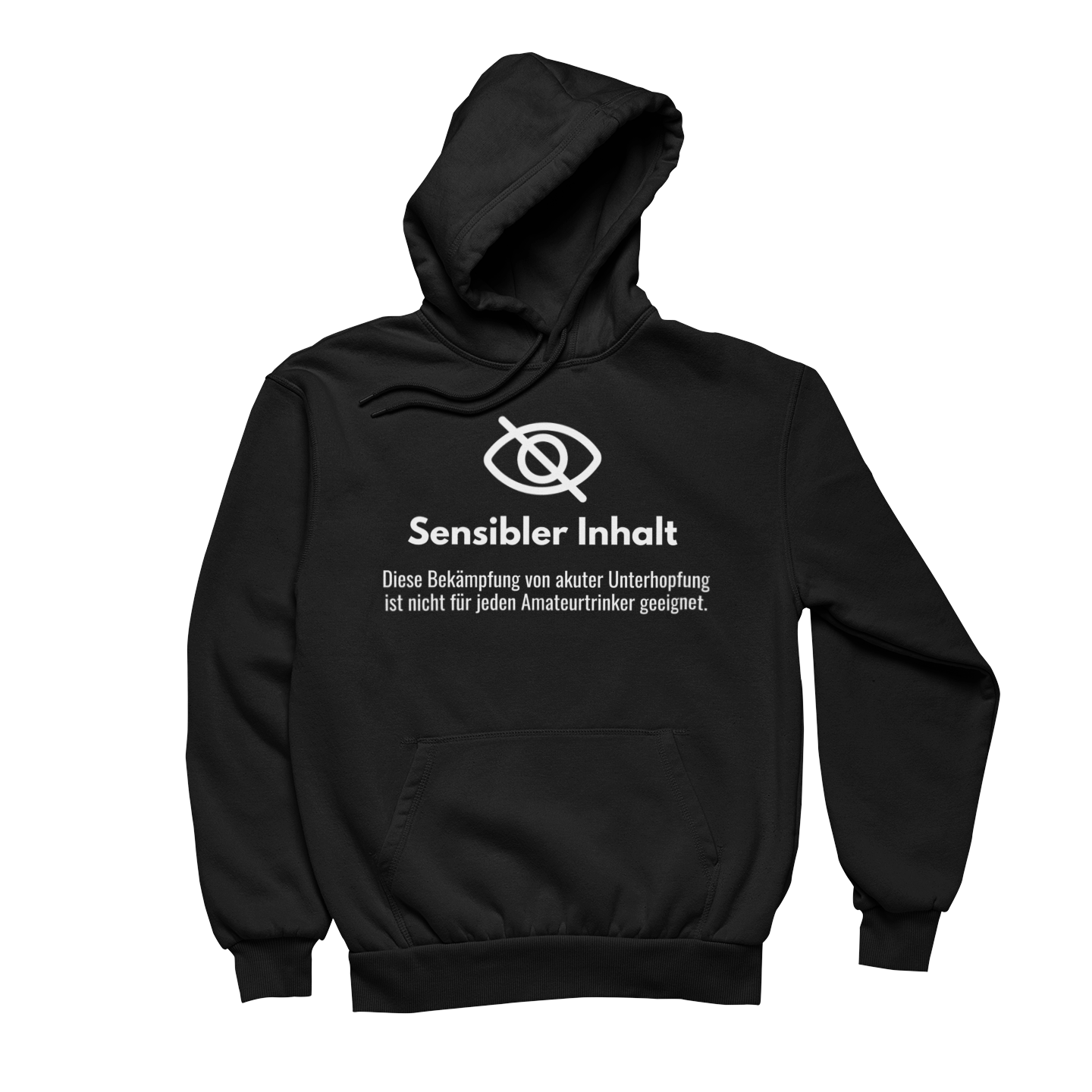 Sensibler Inhalt Unterhopfung | Unisex Hoodie