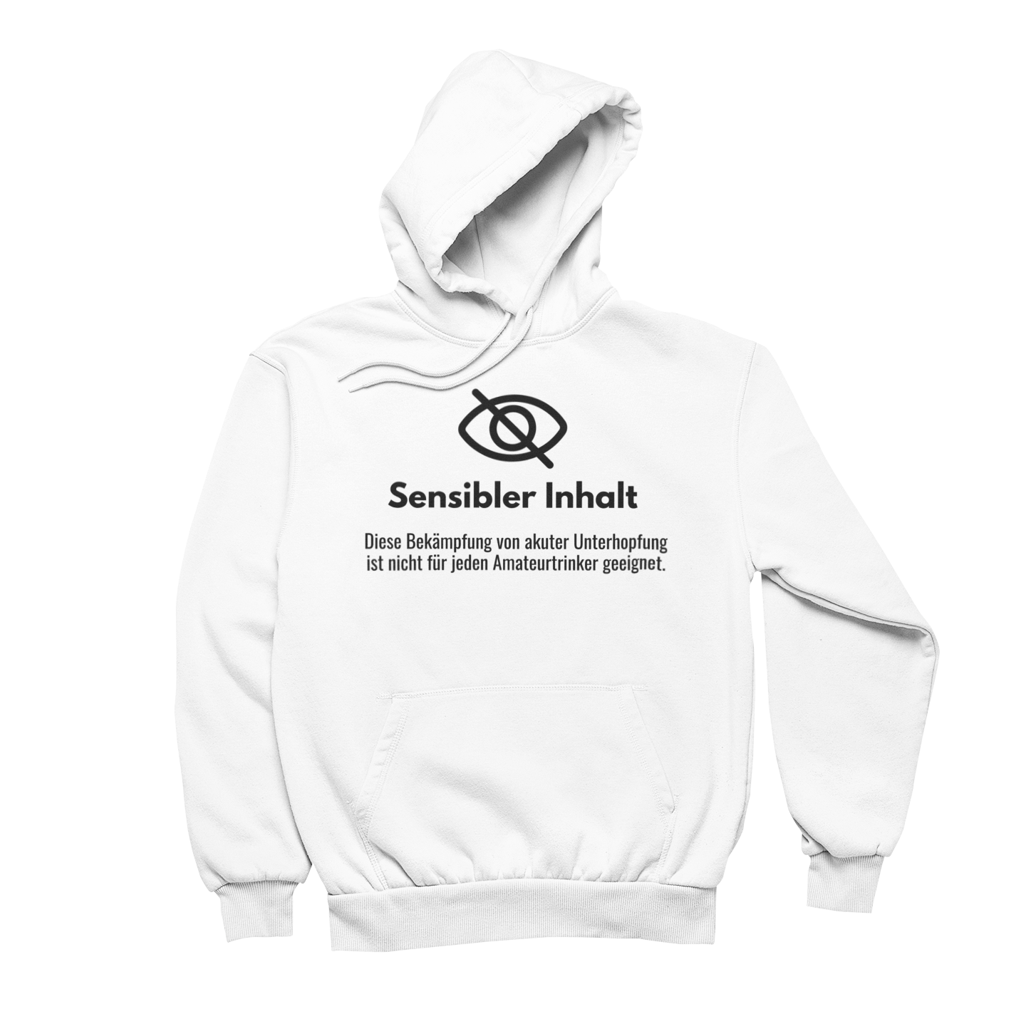 Sensibler Inhalt Unterhopfung | Unisex Hoodie