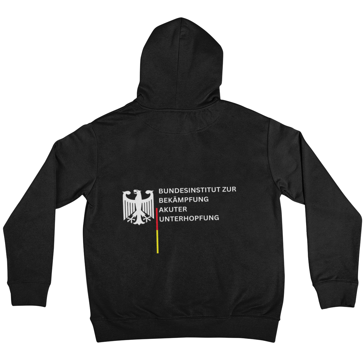 Bundesinstitut akuter Unterhopfung Backprint | Unisex Hoodie