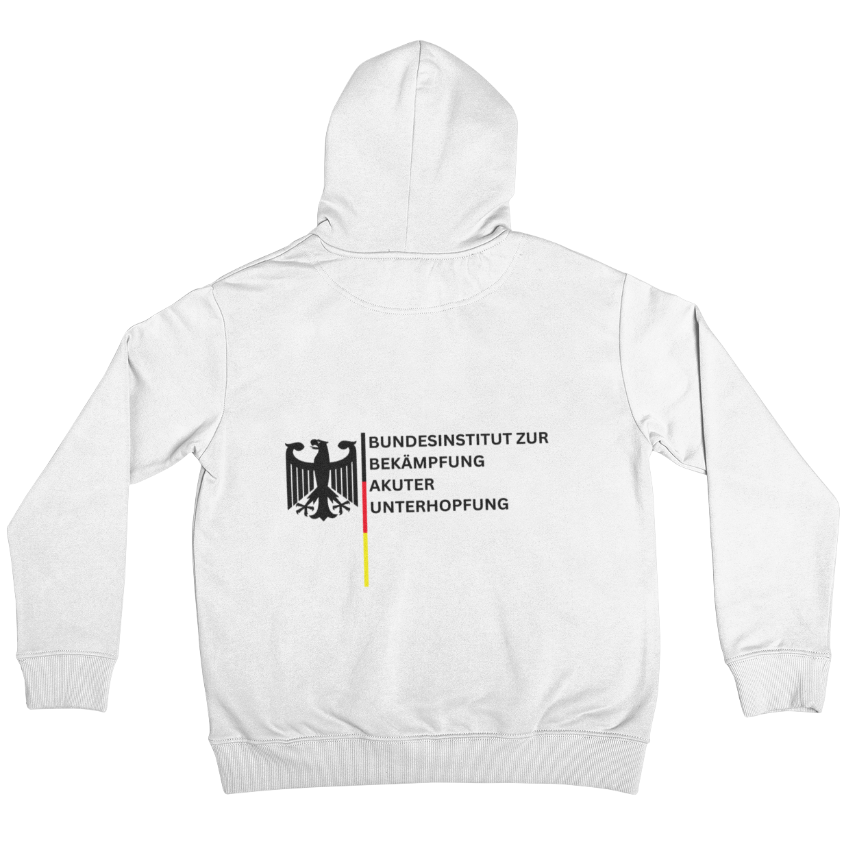 Bundesinstitut akuter Unterhopfung Backprint | Unisex Hoodie