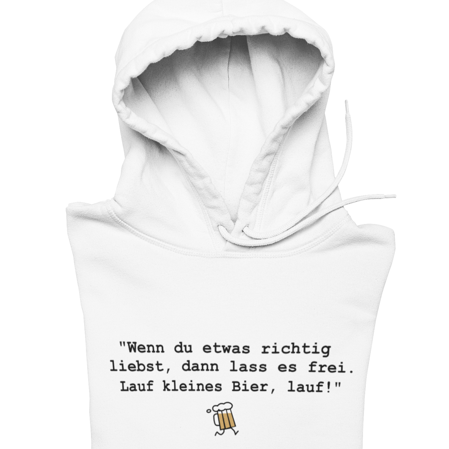 Lauf kleines Bier | Unisex Hoodie