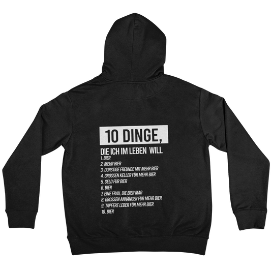 10 Dinge (Backprint) - Unisex Hoodie