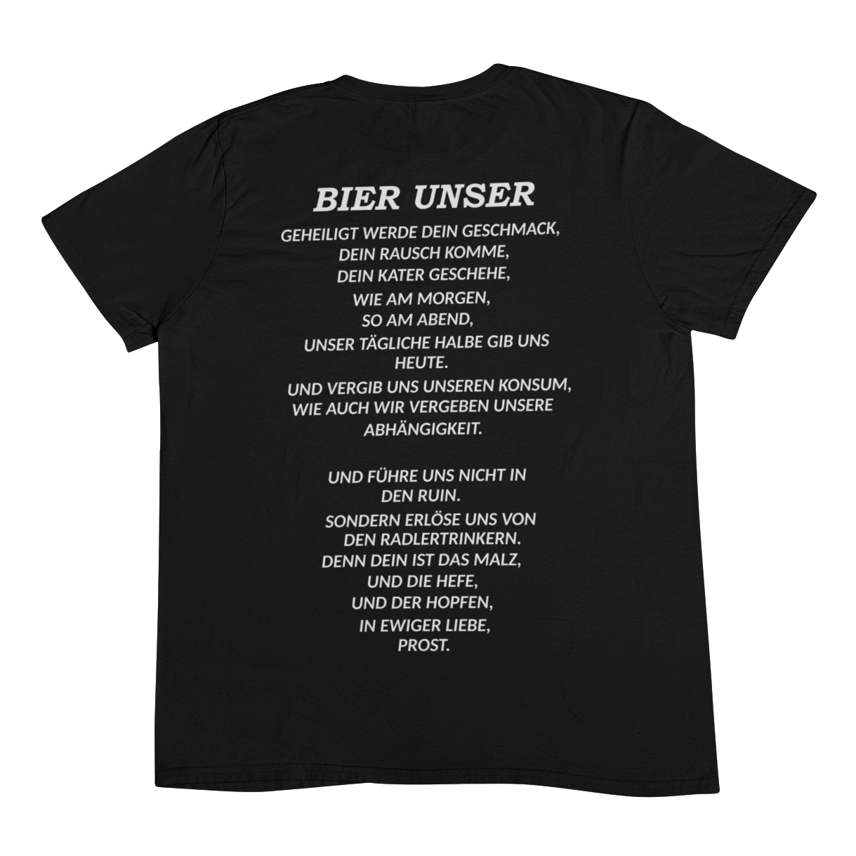 Bier Unser Backprint | Unisex Shirt