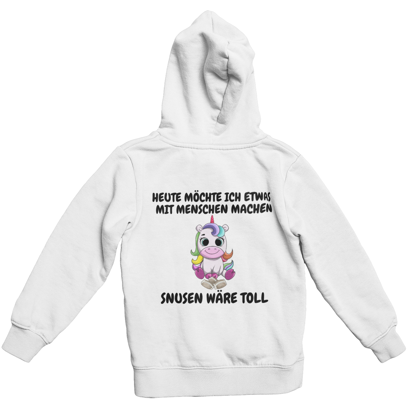 Snusen wäre toll Backprint | Unisex Hoodie