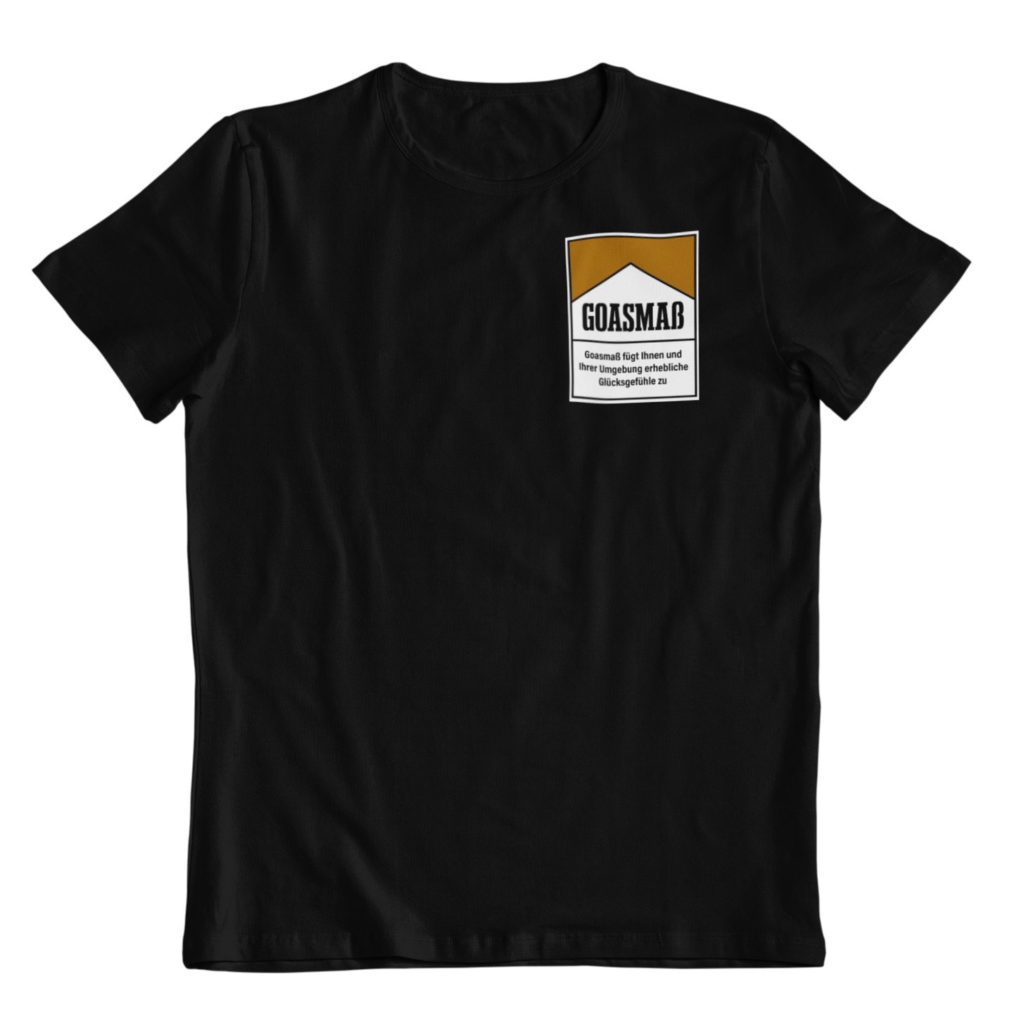 Zigarettenschachtel Goaßmass Brustprint | Unisex Shirt