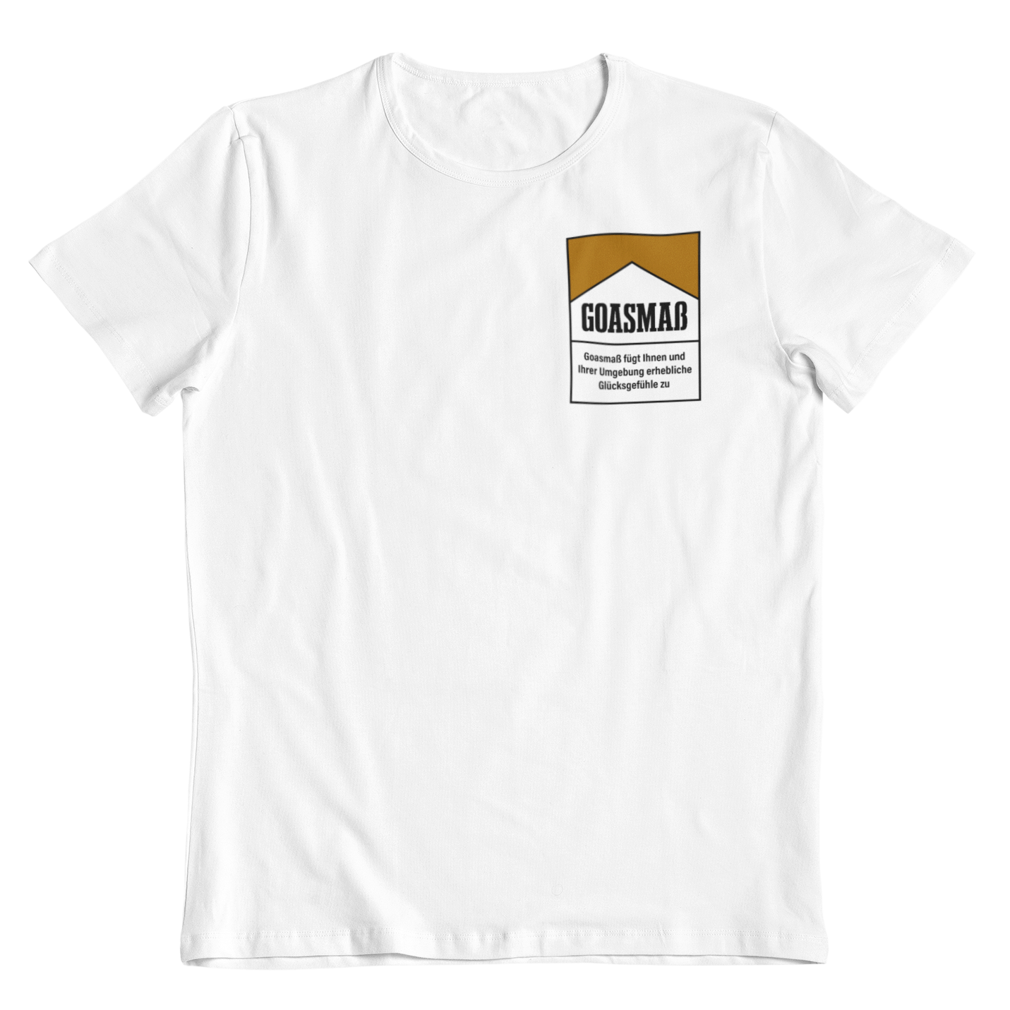 Zigarettenschachtel Goaßmass Brustprint | Unisex Shirt