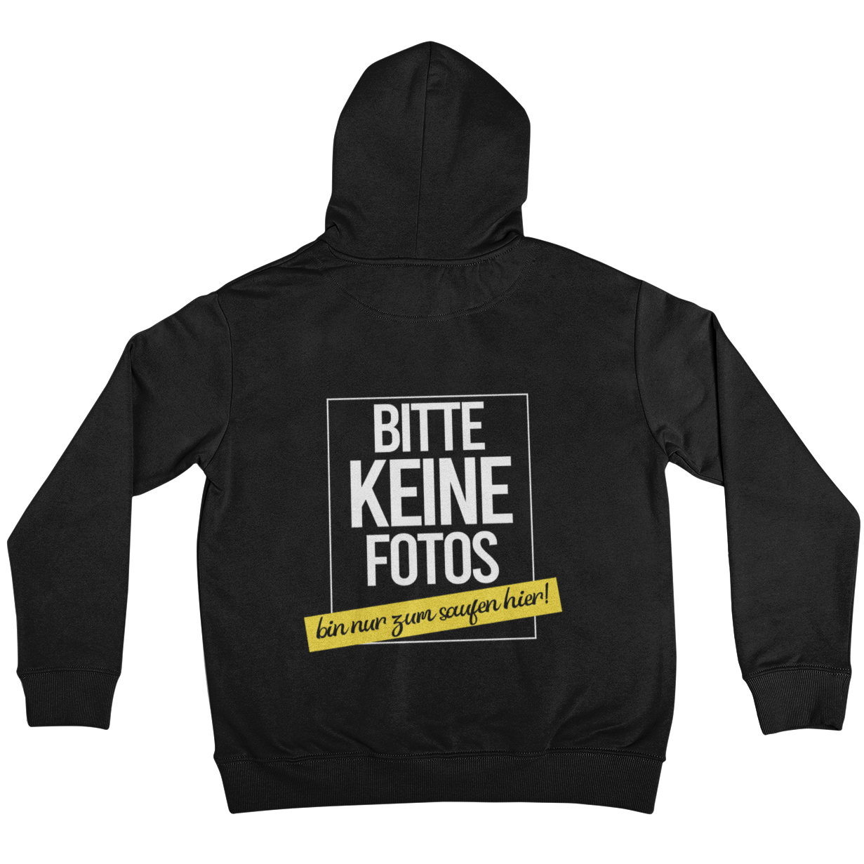 Keine Fotos | Unisex Hoodie Backprint