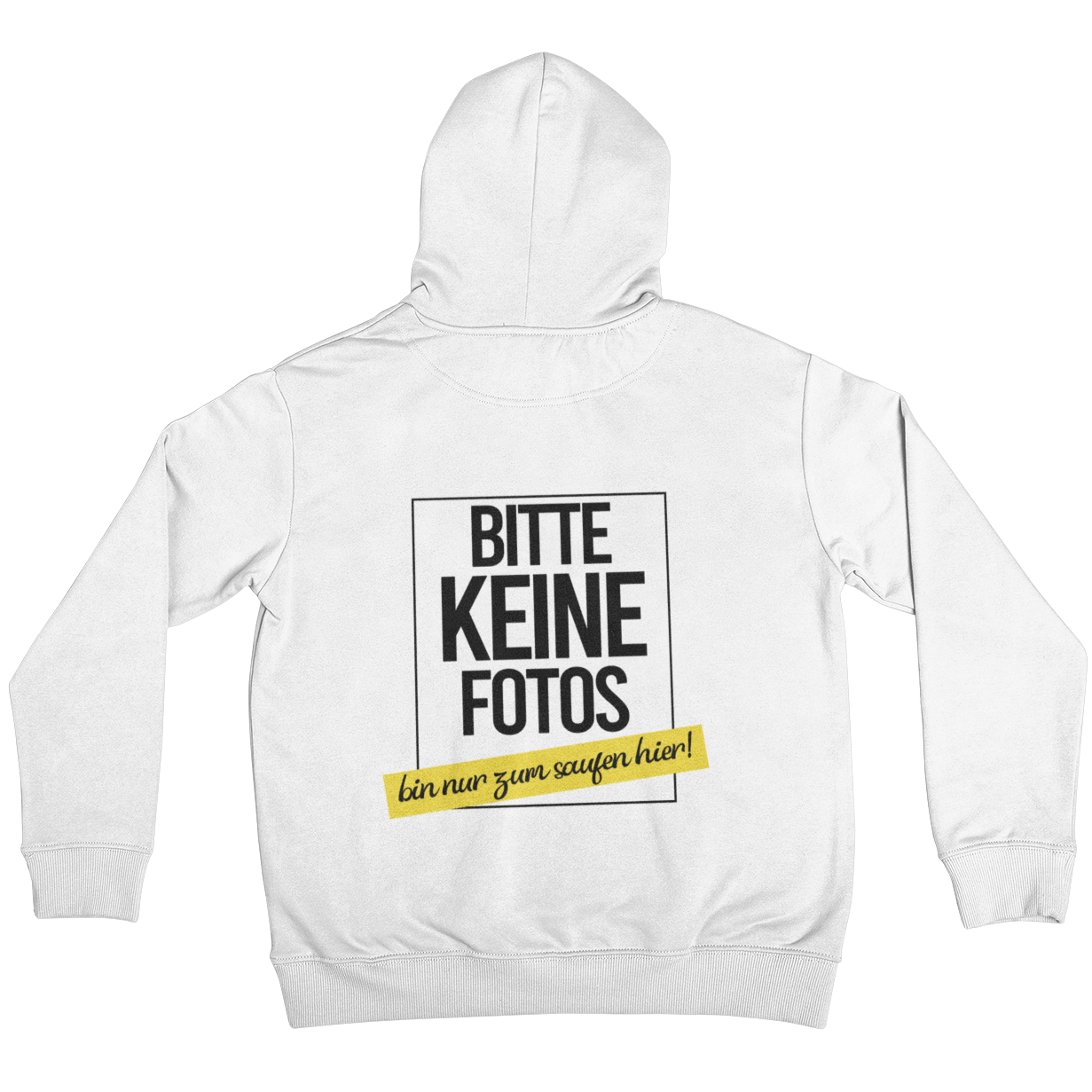 Keine Fotos | Unisex Hoodie Backprint