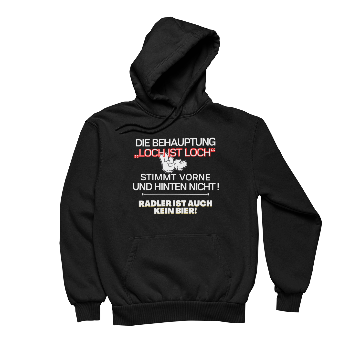 Loch ist Loch | Unisex Hoodie