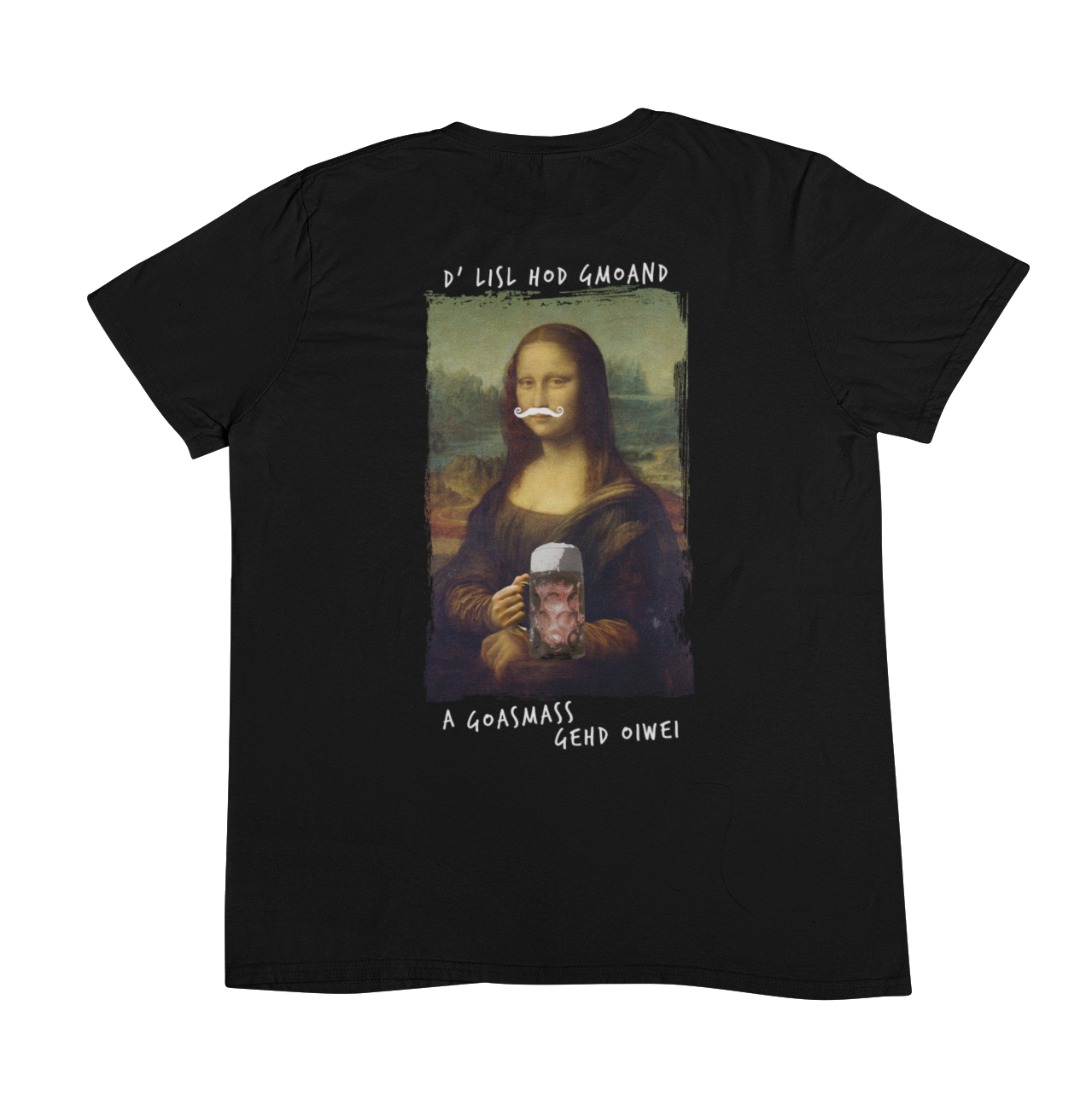 Mona Lisa Goaßmass Backprint | Unisex Shirt