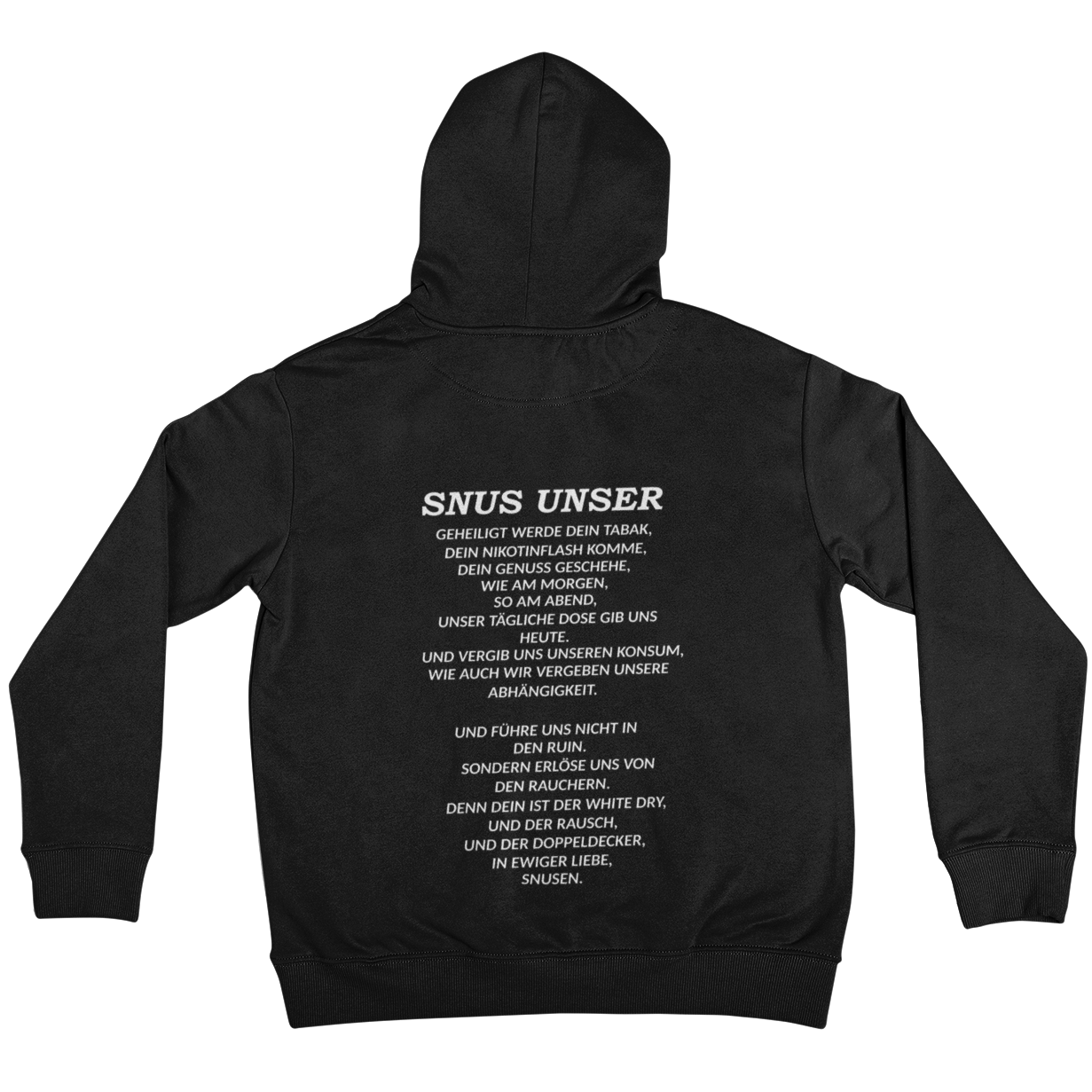 Snus Unser Backprint | Unisex Hoodie