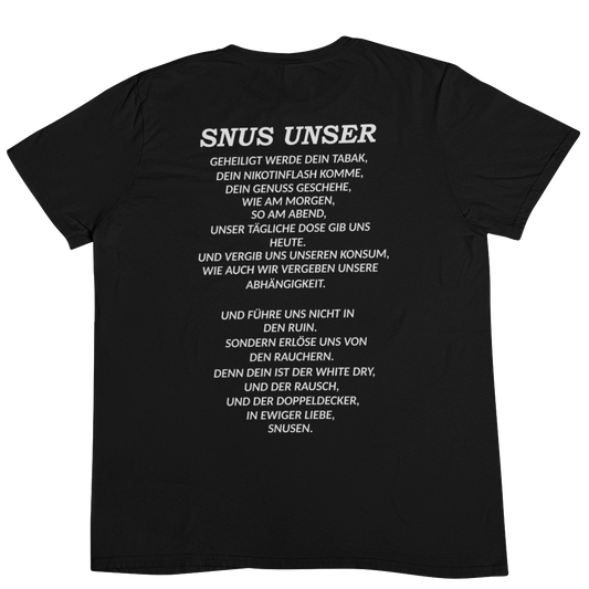 Snus Unser (Backprint) - Unisex Shirt