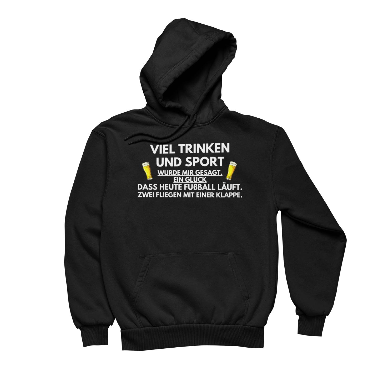 Mit einer Klappe | Unisex Hoodie