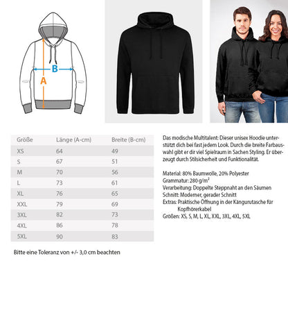 Bundesinstitut Exzessiver Alkoholkonsum Brustprint | Unisex Hoodie