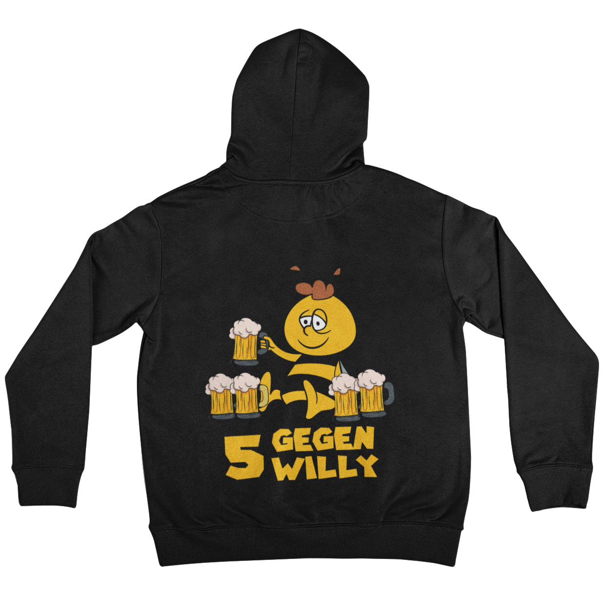 5 gegen Willy  Backprint | Unisex Hoodie