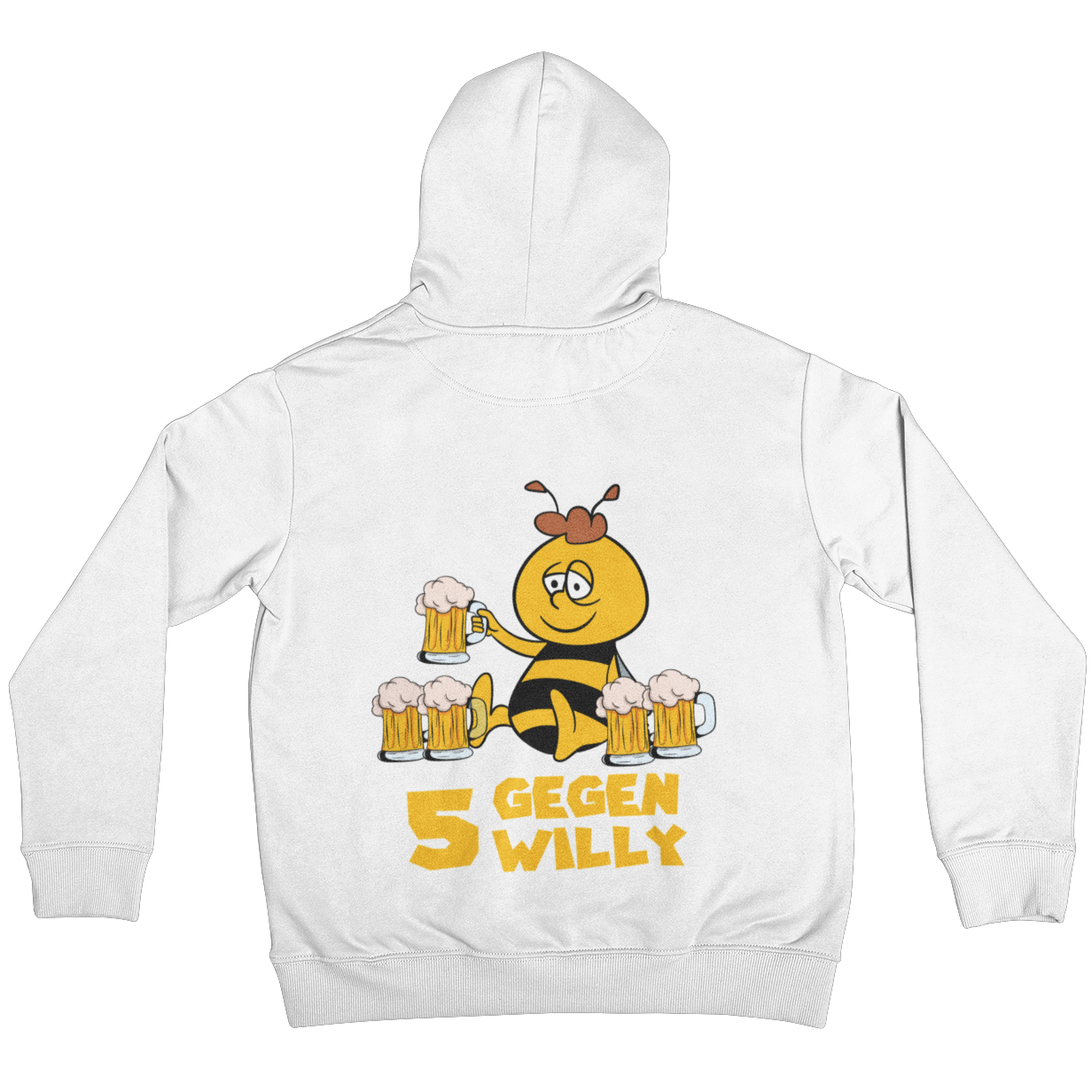 5 gegen Willy  Backprint | Unisex Hoodie