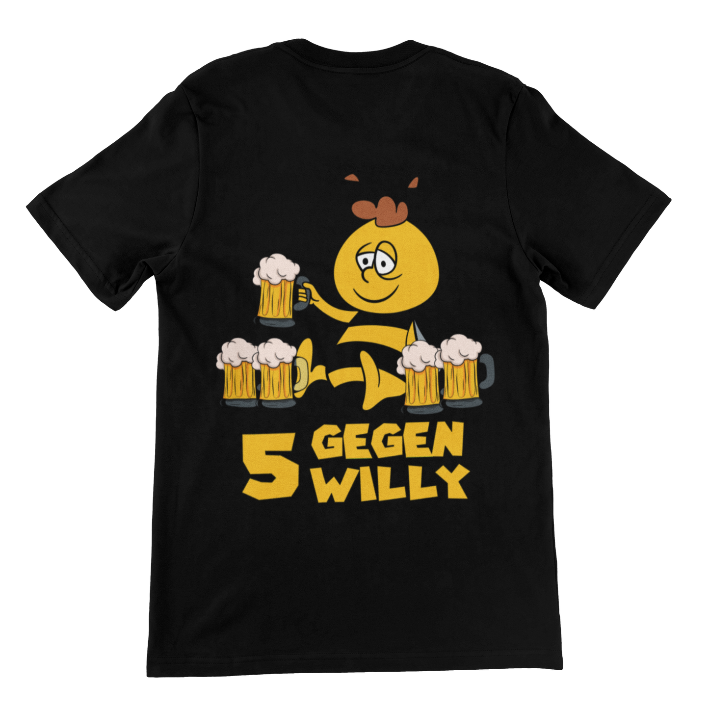 5 gegen Willy  Backprint |  Unisex Shirt