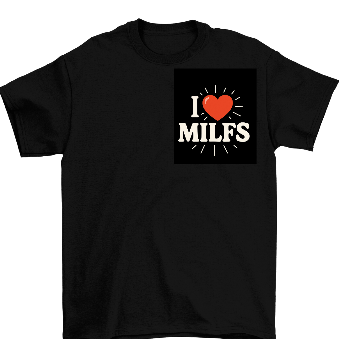 I♥️Milfs  Brustprint |  Unisex  Shirt