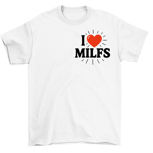 I♥️Milfs  Brustprint |  Unisex  Shirt