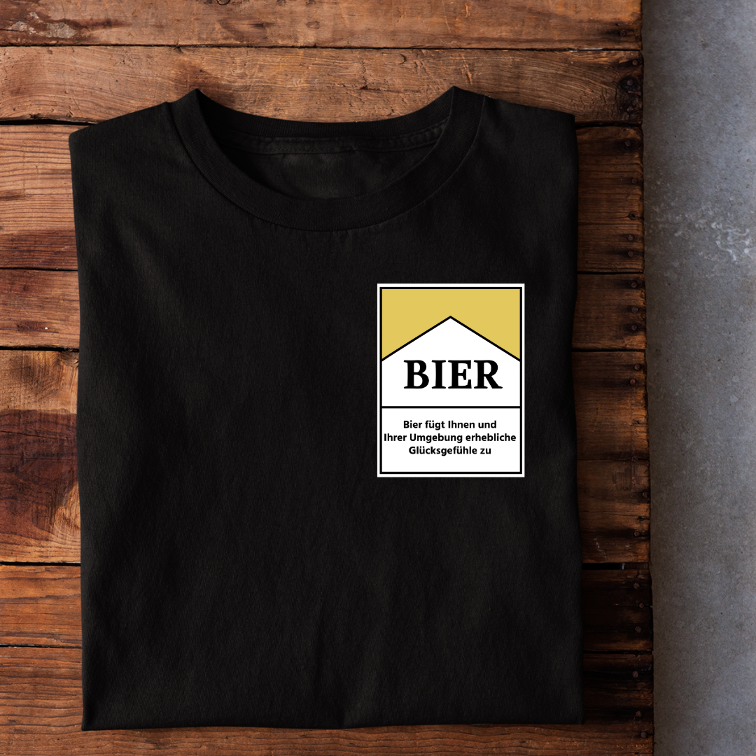 "Bier" Brustprint |  Unisex Shirt