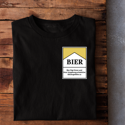 "Bier" Brustprint |  Unisex Shirt