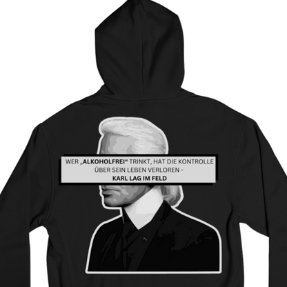 Karl lag im Feld Backprint   | Unisex Hoodie