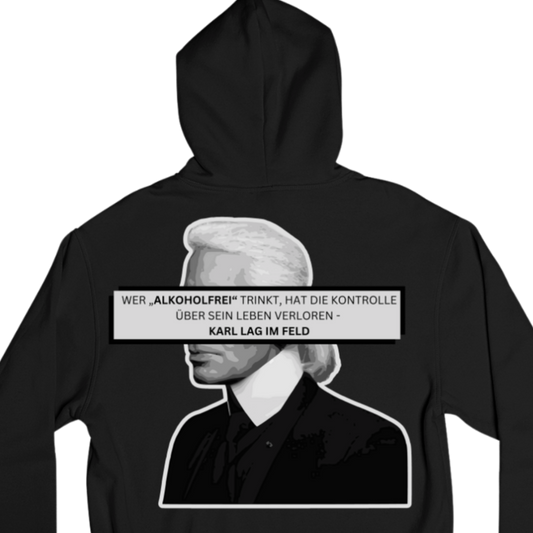 Karl lag im Feld Backprint   | Unisex Hoodie
