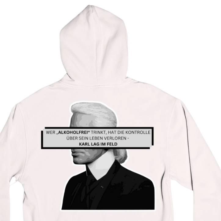 Karl lag im Feld Backprint   | Unisex Hoodie