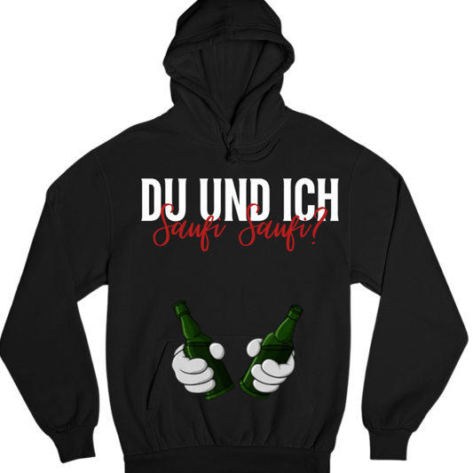 Du und Ich Taschendruck | Unisex Hoodie