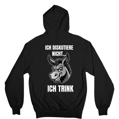 Diskutiere nicht Backprint  | Unisex Hoodie