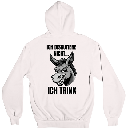 Diskutiere nicht Backprint  | Unisex Hoodie