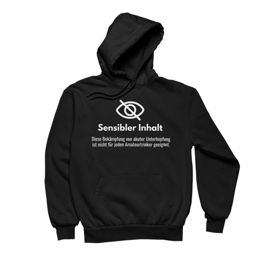Sensibler Inhalt Unterhopfung  | Unisex Hoodie