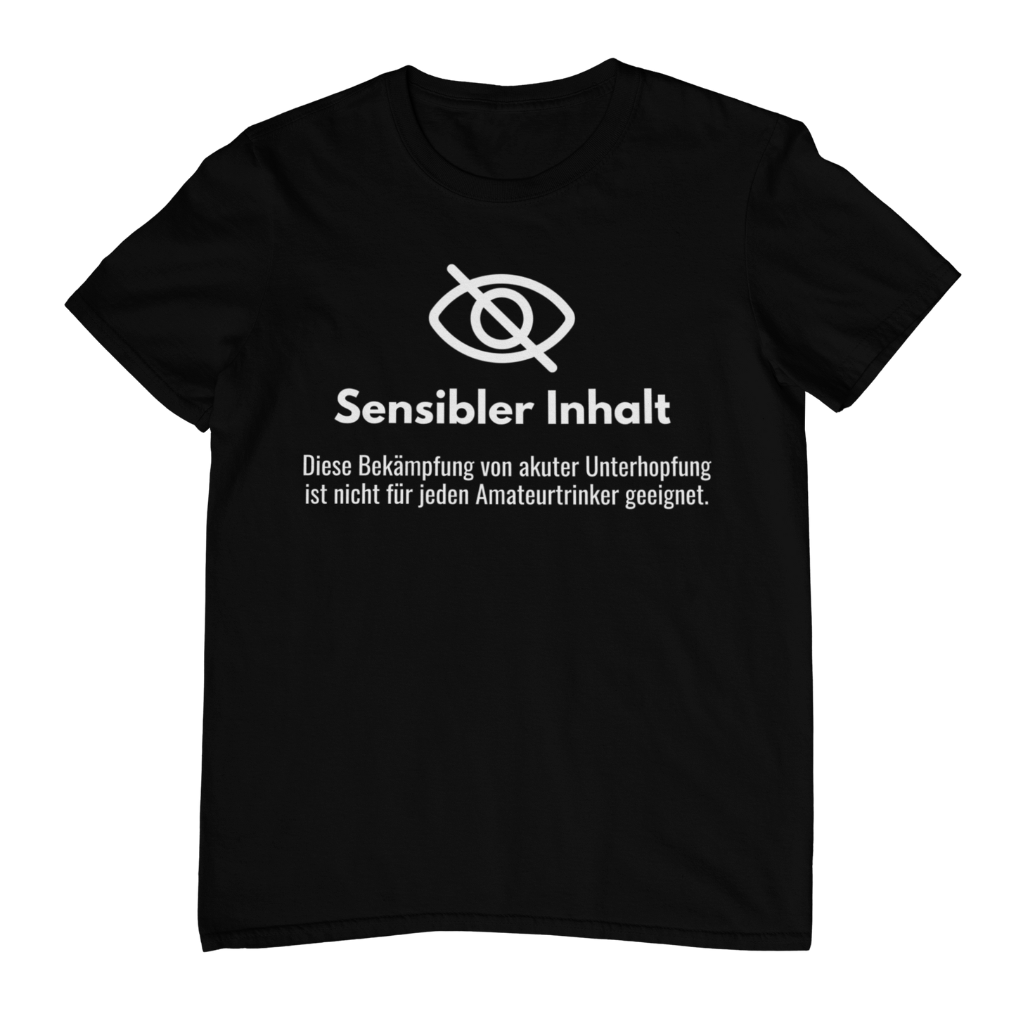 Sensibler Inhalt Unterhopfung  | Unisex Shirt