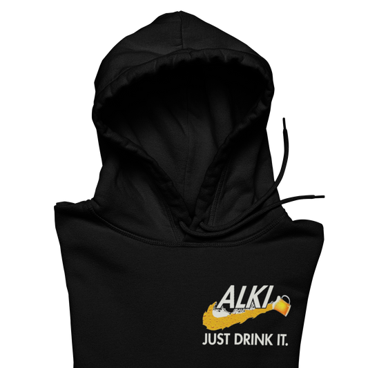Just drink it  Brustprint | Unisex Hoodie