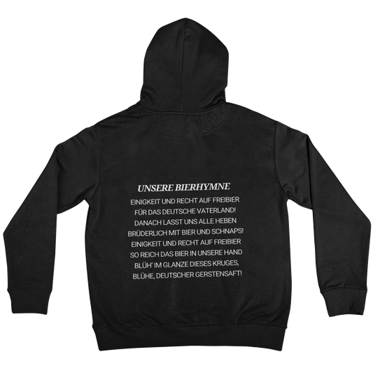 Unsere Bierhymne Backprint | Unisex Hoodie