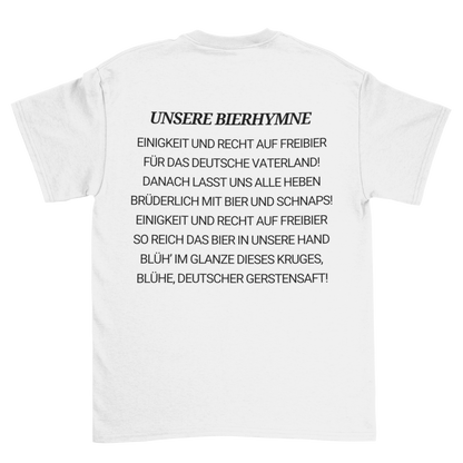 Unsere Bierhymne Backprint | Unisex Shirt