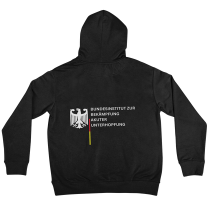 Bundesinstitut akuter Unterhopfung Backprint | Unisex Hoodie