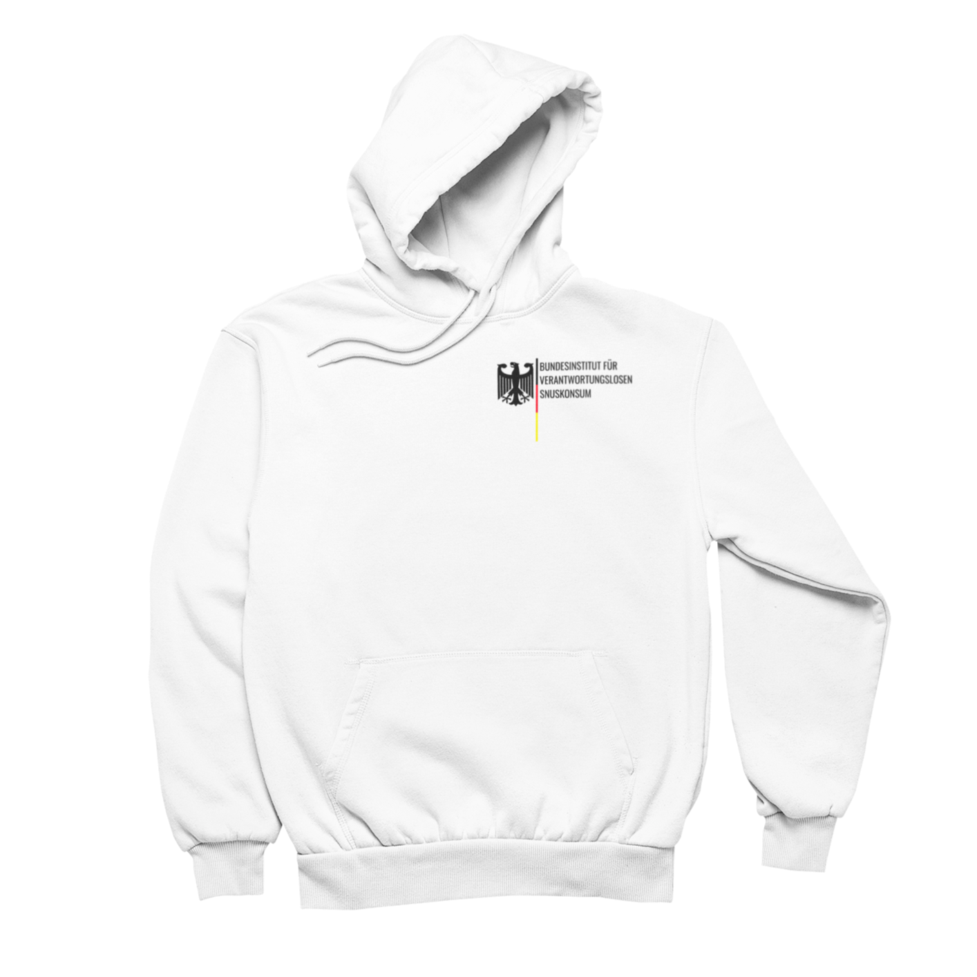 Bundesinstitut verantwortungslosen Snuskonsum  Brustprint | Unisex Hoodie