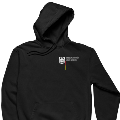 Bundesinstitut lecker Bierchen Brustprint | Unisex Hoodie