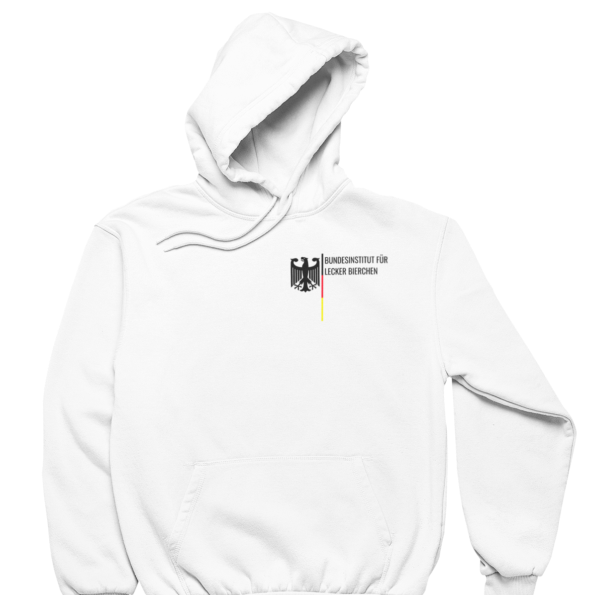 Bundesinstitut lecker Bierchen Brustprint | Unisex Hoodie
