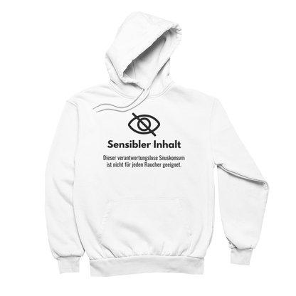 Sensibler Inhalt Snuskonsum | Unisex Hoodie