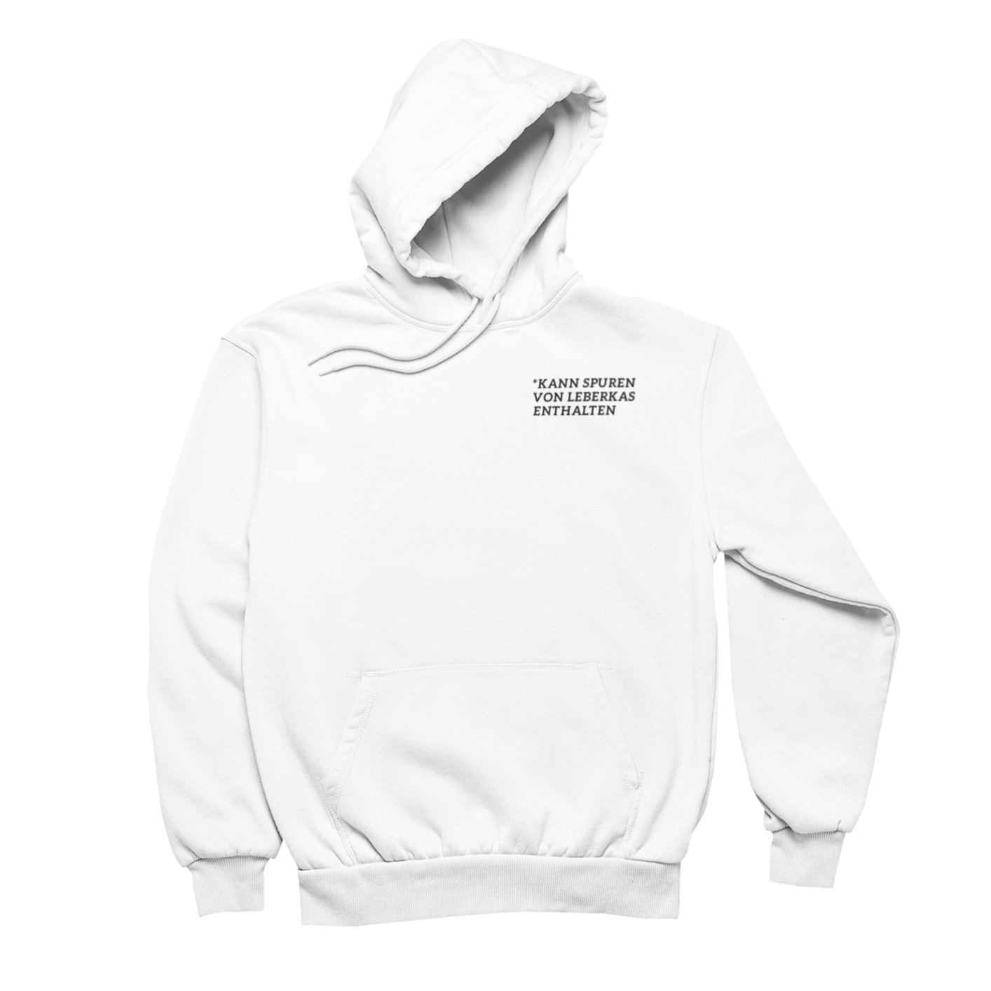 Spuren von Leberkas Brustprint | Unisex Hoodie