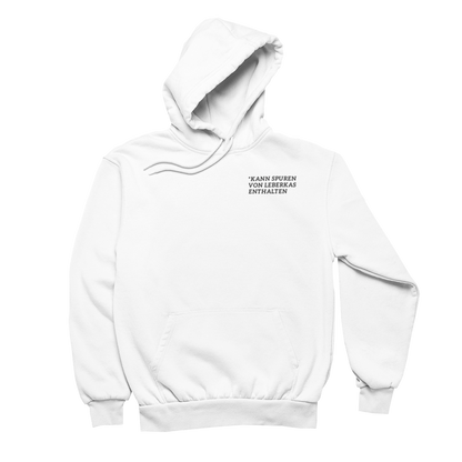 Spuren von Leberkas Brustprint | Unisex Hoodie
